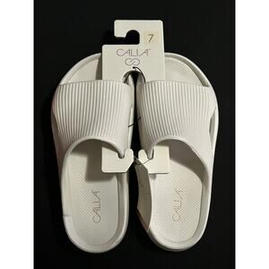 Calia Women’s Slide White / $38 Retail!! / Size  7 / Brand New